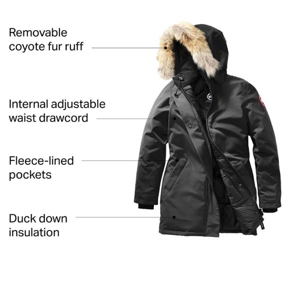 Canada Goose Victoria Parka Size S Black - Picture 9 of 12